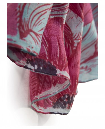 Палантин Женский SN40-GRANDE.FLEUR/MER.BLEUE